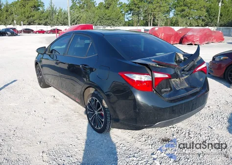 2015 Toyota Corolla S Plus z USA, uszkodzony, nr VIN 2T1BURHE3FC386459